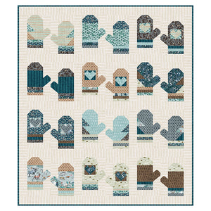 Cold Front Quilt Kit w/ FIGO Snowdrift Fabrics 64 x 73