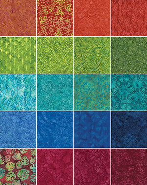 Island Batik Punch 10" Squares, 42 pcs, Layer Cake