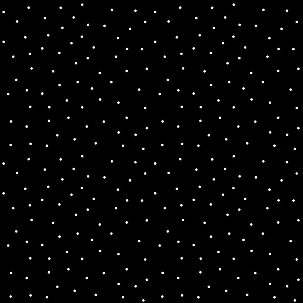 Black - White Dots 108" fabric by Maywood, masqbd214-J, Kimberbell