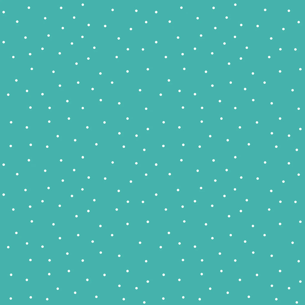 Aqua Small Dots 108" fabric, Kimberbell, MASQBD214-Q
