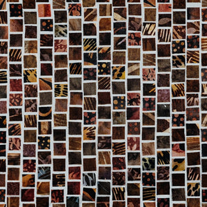 Mosaic Pieces 44" fabric by Hoffman, S4808-58 Earth