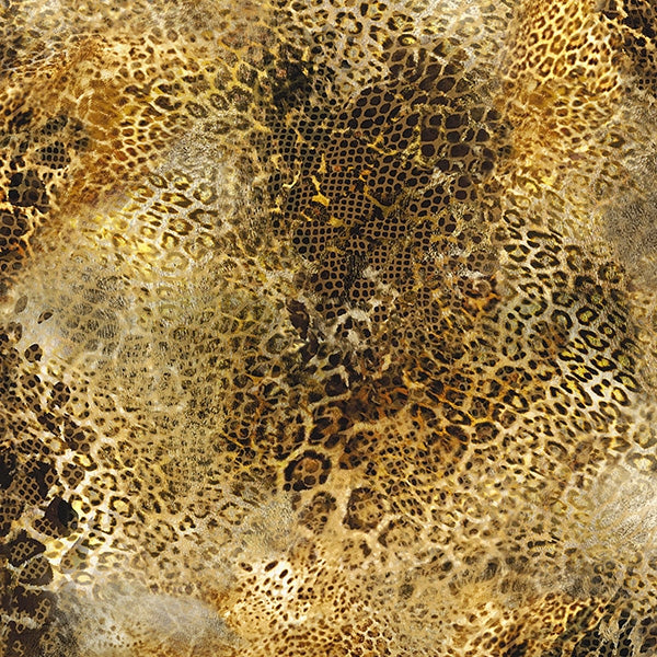 Cheetah Skin Print 44" fabric by Hoffman, S4823-712, Meet me in Paradise