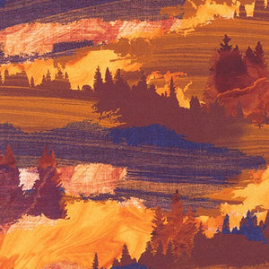 Nature's Pace Sunset 108" cotton sateen fabric by Robert Kaufman, SRKDX-20717-206