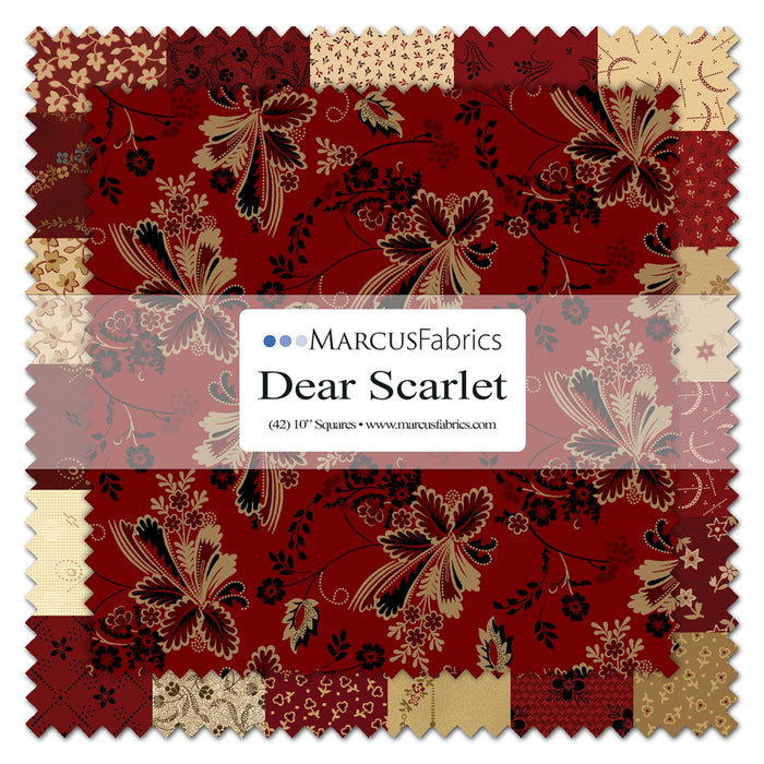 Dear Scarlet 10" squares by Marcus, SS157-0006