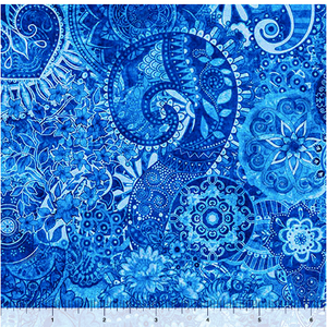 Blue Mystique Blender 108" fabric by Quilting Treasures, 31497-B