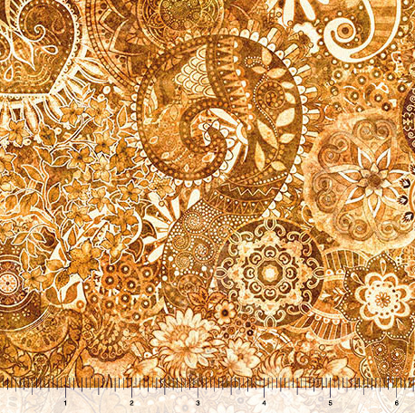 Caramel Mystique 108" fabric by Quilting Treasures, 31497-ET