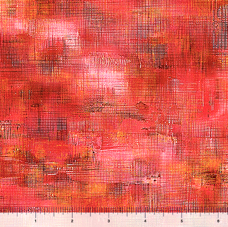 Strawberry Red Interwoven 108" fabric by Quilting Treasures, 31679-RP
