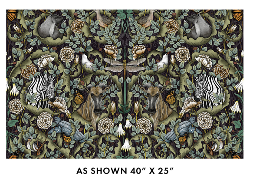 Mythic Forest 108" fabric by Benartex, 17198W-99