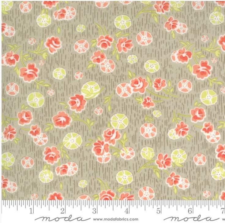 Strawberries and Rhubard 44" fabric by Moda, 20403-16, Fig Tree