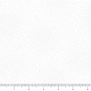 Dots, White tone on tone 44" fabric by Quilting Treasures, 31436-Z