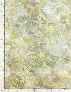 Seashell 44" batik by Timeless Treasures, B6198 Dawn
