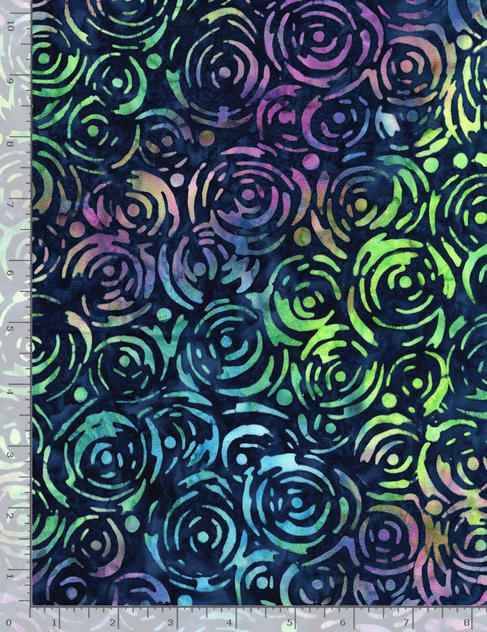 Rose Top Outlines 106" Batik fabric by Timeless Treasures, Xtonga B8768 melody