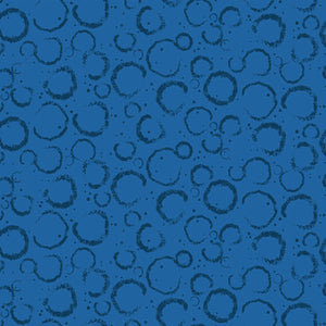 Blue Moonscape 44" fabric by Clothworks, Blast off! Y4391-90
