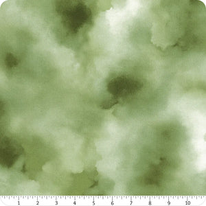 Green Watercolor 44" fabric by Wilmington, 33905-771, Blue Harmony