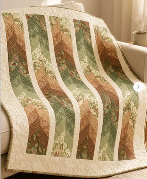 Chevrons Quilt Kit w/ Northcott Stonehedge Organics