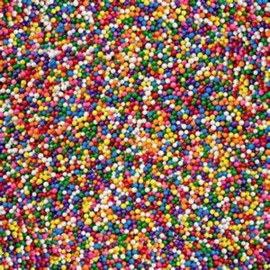 Candy Balls 44" fabric by Hoffman, S4792-181, Rainbow Cue the Confetti