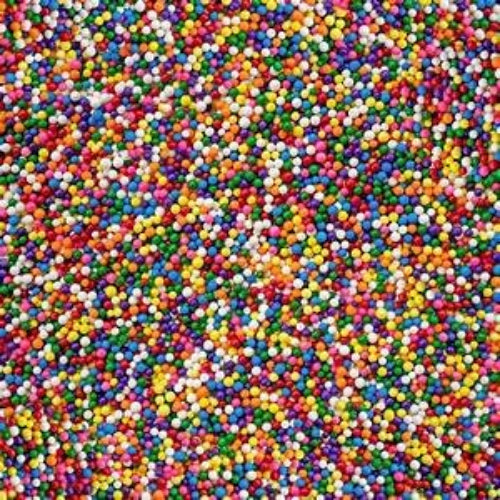 Candy Balls 44" fabric by Hoffman, S4792-181, Rainbow Cue the Confetti