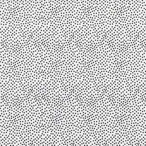 White with black dots 44" fabric by Michael Miller, CX1065-Dalm, Garden Pindot