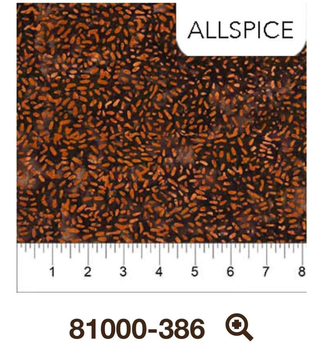 Allspice Ketan 44" batik by Banyan Batiks, 81000-386, Reflection