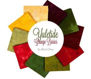 Moda Grunge Yuletide Fat Quarter Bundle by Basic Grey