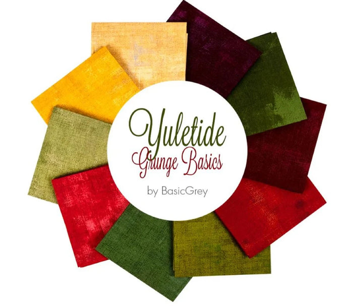 Moda Grunge Yuletide Fat Quarter Bundle by Basic Grey