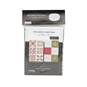 Red Barn Christmas Panel by Moda, 55540-11P