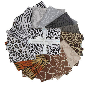 Animal Kingdom Fat quarter bundle (15 pcs) by Riley Blake, FQ-690-15