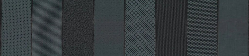 Charcoal Low Volume Lollies  44" fabric by Moda, 18200 24