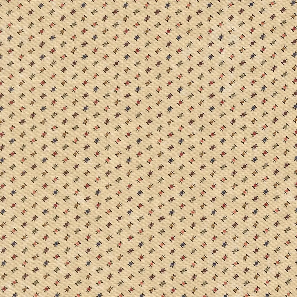 Wheatland Wheat Wildflower Seeds Blender 44" fabric by Moda, 9798 11