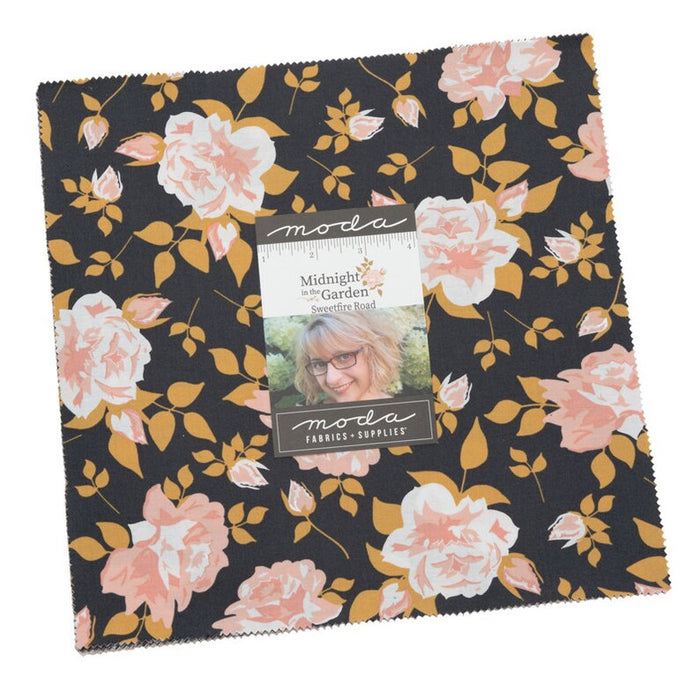 Midnight in the Garden Layer Cake (10" squares) by Moda 43120LC
