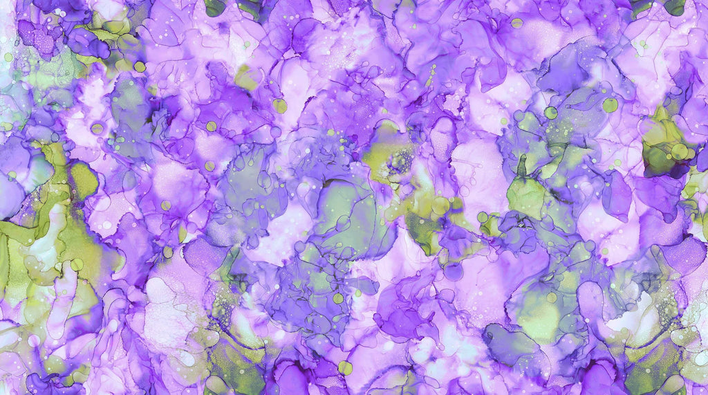 Purple & Green Blender 44" fabric by Northcott,  DP23888-82, Bliss Bold and Bright Mirage