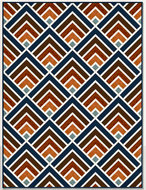 Mountain Peaks Quilt Kit with backing fabric included, measures 58" x 78"