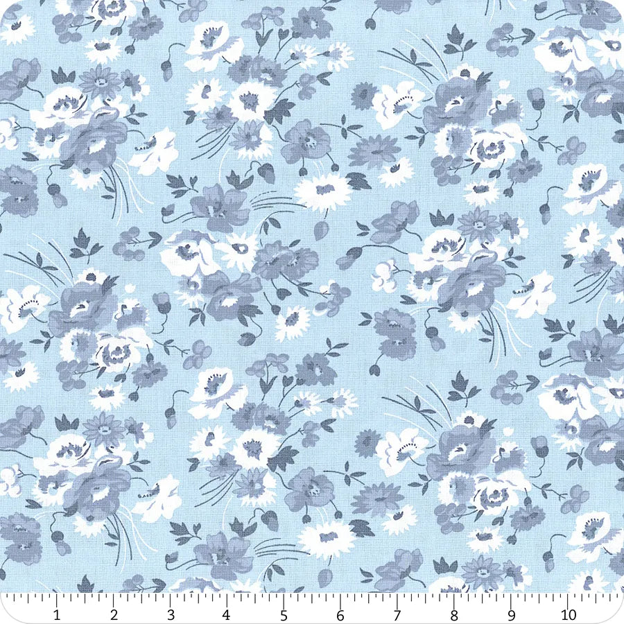 Light Blue Nantucket Summer 108" Moda,  108034 24