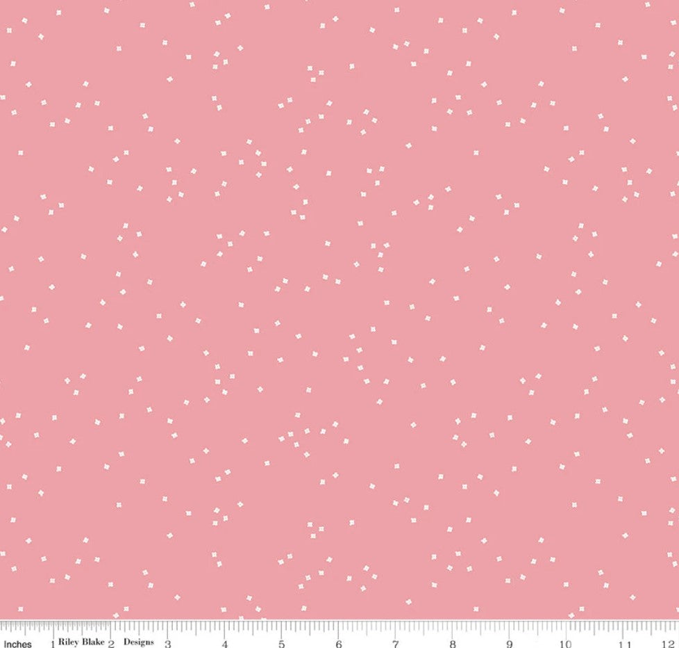 Peony Pink Blossoms 108" fabric by Riley Blake,  WB715 Peony