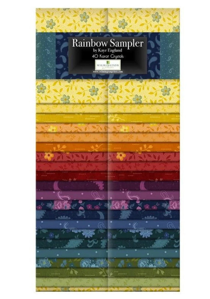 Rainbow Sampler 2-1/2" strip pack by Wilmington, 840-734-840, 40 Karat Crystals