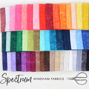 Spectrum Fat Quarter Bundle by Windham,  SpecfatQ-X, 50 pcs (18" x 21"), 12.5 yards