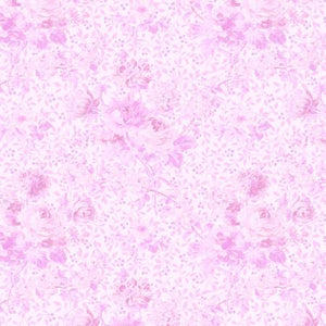 Pink Rose Whisper 108" fabric by Benartex, 10363W-20, Eleanor Burns