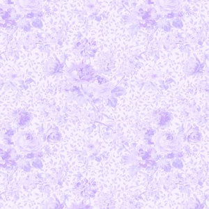 Lavender Rose Whisper 108" fabric by Benartex, 10363W-66, Eleanor Burns