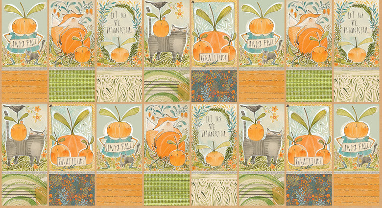 Fall Bounty 23" Panel by Blend Fabrics 112.119.02.1, fall goodness