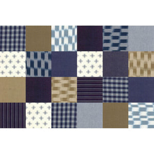 Indigo Boro Patchwork Woven 44" Fabric by Moda,  Boro Wovens, 12560 41 (BACK IN STOCK)