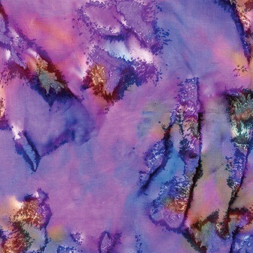 Purple Mystique 44" batik by Benartex, 13702-62, Bali Dots n Dashes