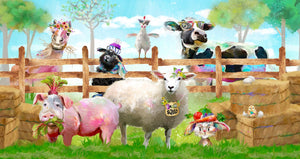 Farm Squad Panel by 3 wishes, 18727-PNL, Welcome to the Funny Farm by Connie Haley