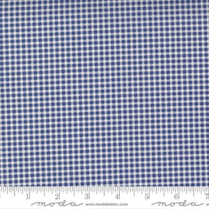 Navy Gingham 44" fabric by Moda, Picture Perfect, 21807 18