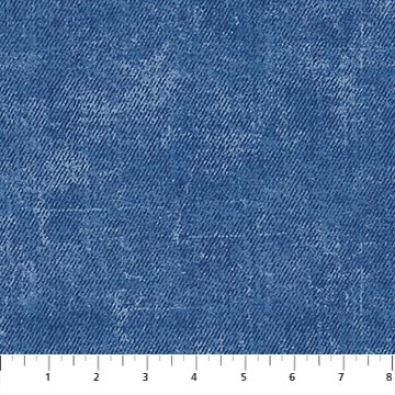 Stonewashed Denim Color 44" fabric by Northcott, 24332-45, Singin the Blues