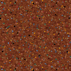Brown Speckles 108" fabric by Quilting Treasures, 27173-A