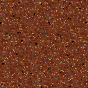 Brown Speckles 108" fabric by Quilting Treasures, 27173-A