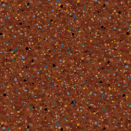 Brown Speckles 108" fabric by Quilting Treasures, 27173-A