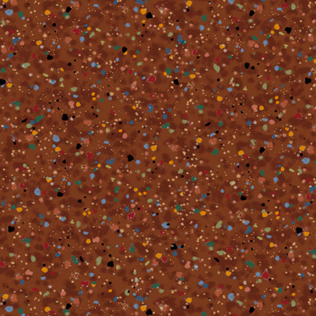 Brown Speckles 108" fabric by Quilting Treasures, 27173-A