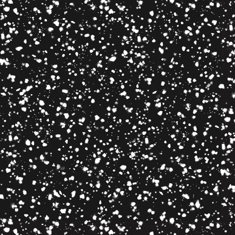 Black with White Speckles 108" fabric by Quilting Treasures, 27173-JZ