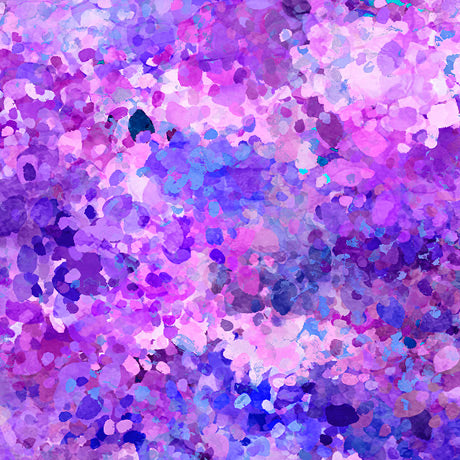 Purple Iris Origins 108" fabric by Quilting Treasures, 27951-V